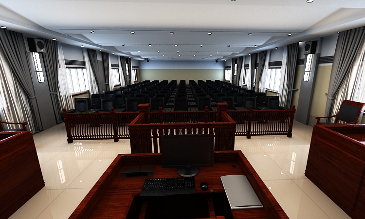 模拟法庭场景布局